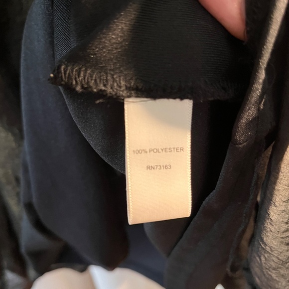 Cupio - Metallic Bronze semi sheer, lined long sleeve blouse - Picture 9 of 11